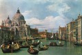 der Canal Grande und die Kirche der Salute Canaletto Venedig